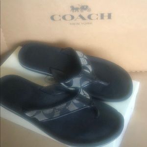 Coach flip flops